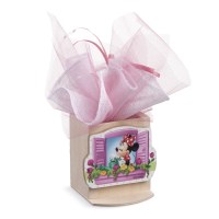  Μπομπονιέρα Βάπτισης μολυβοθήκη Minnie Λουλούδια (22192)