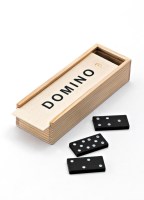 Μπομπονιέρα Βάπτισης ξύλινο domino (208-8125)